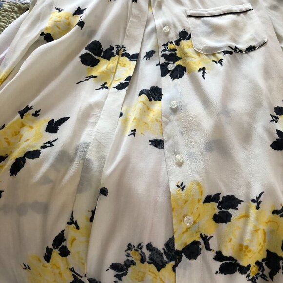 GANNI Floral Print Long Sleeve Blouse size 36 - Picture 8 of 8